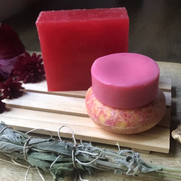 VEGAN GLYCERIN BAR SOAP & SHAMPOO AND CONDITIONER Bundle / Mountain Mom Soap Co - Picture 4 of 10
